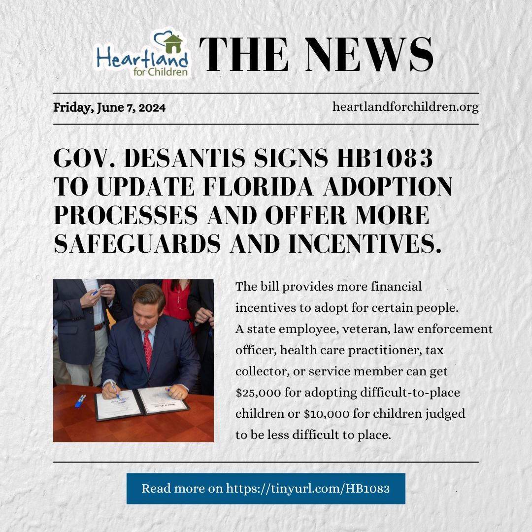 HB1083: New Adoption Regulations & Incentives